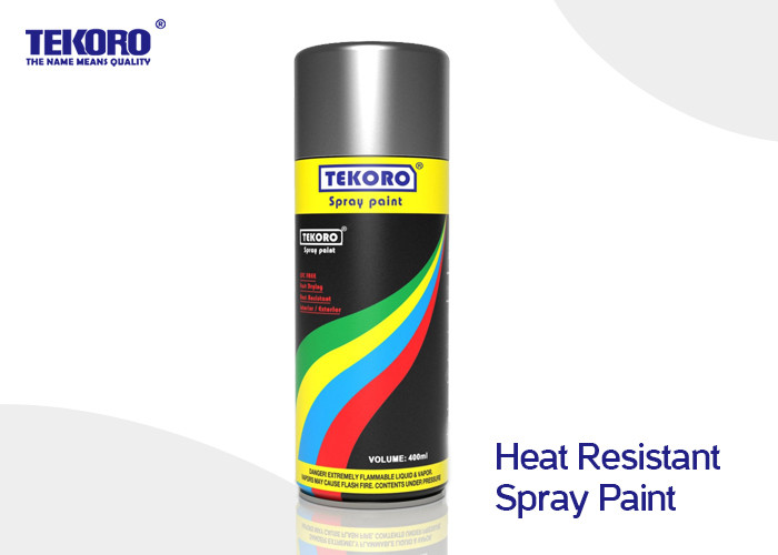 China Fast Drying High Heat Spray Paint / High Temp Aerosol Paint For Automotive Or Stove on sale