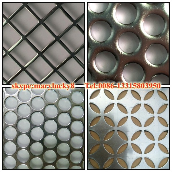 China 2015 canton fair round hole perforated metal sheet on sale