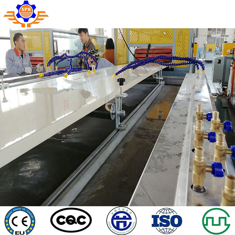 China 220Kg/H PVC Profile Extrusion Machine With Conical Double Screw Plastic Extruder on sale