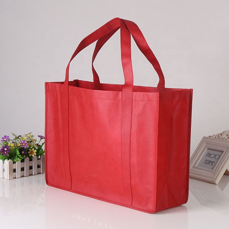 China Reusable Non Woven Shopping Bags Recyclable Customized With Printed Logo on sale