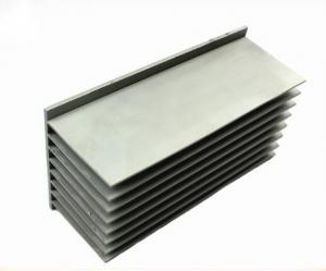 Best Natural Silver Extruded Aluminum Heat Transfer Plates With Conducts Heat Well wholesale