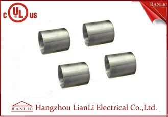 Best Zinc Plated Electrical Rigid Conduit Fittings Coupling Socket , Electro Galvanized Inside Thread wholesale