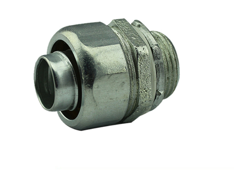 Best zinc plated Malleable Iron Fittings 2 liquid tight connector Compact design wholesale