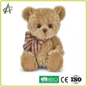 Best 10.5"X 7" Shaggy Brown Plush Teddy Bear For Valentine Gift wholesale