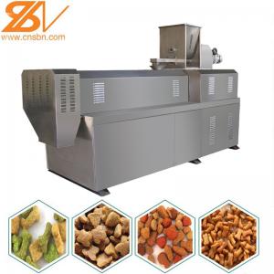 China Cat And Dog Food Processing Pet Food Extruder , Fish Feed Making Machine on sale
