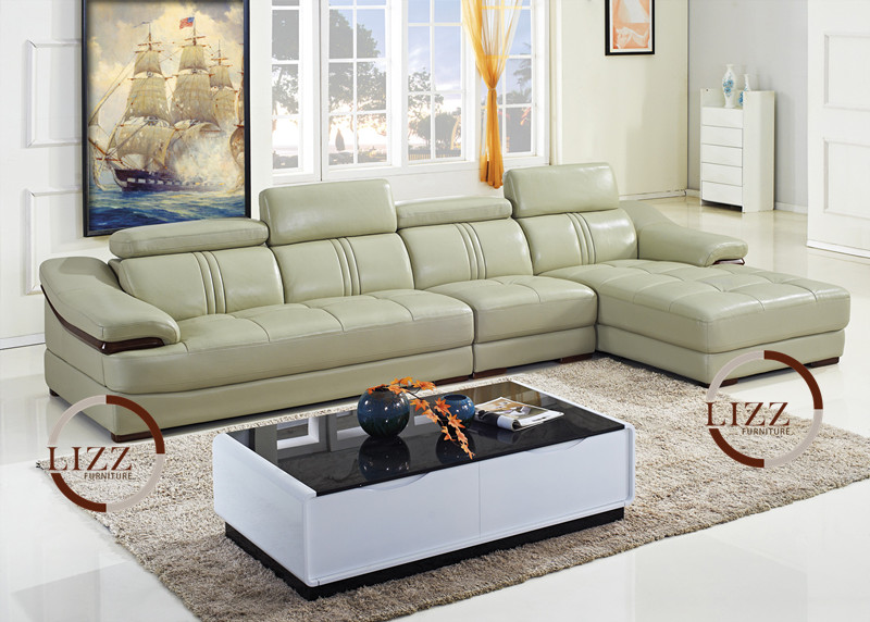 China Large Leather Sectional Sofas (L. PA07) on sale