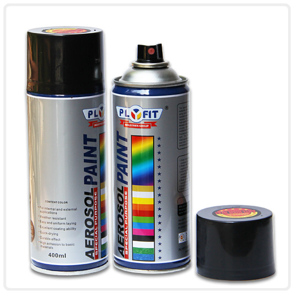10mins Drying ISO90001 400ml Aerosol Spray Paint Metallic Wood