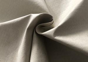 China 140GSM Microsuede Upholstery Fabric / Coated Polyester Fabric For Wallcloth Ivory on sale