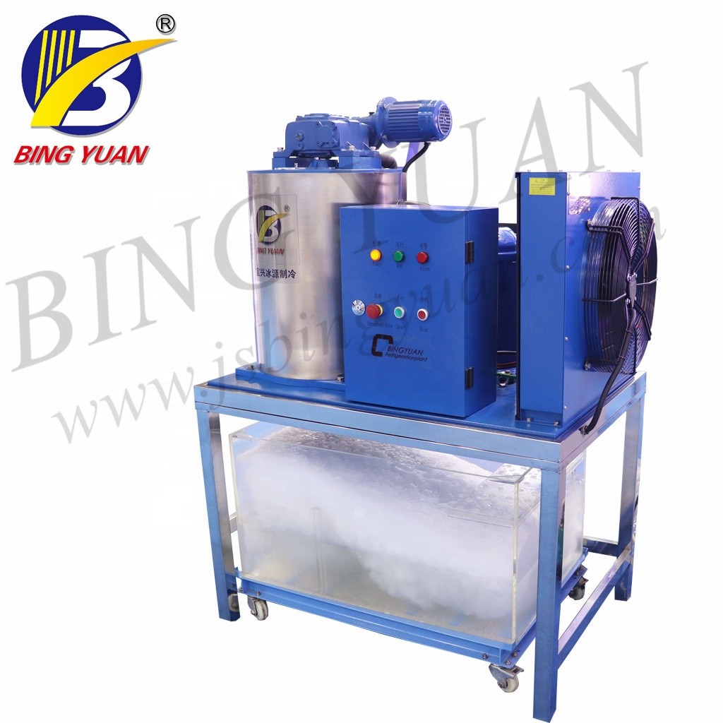 China 124.3KW 220 Volt SS304 Industrial Flake Ice Maker on sale