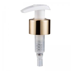 China Aluminum Lotion Spray Pump With Metal Closure 24/410 28/410 on sale