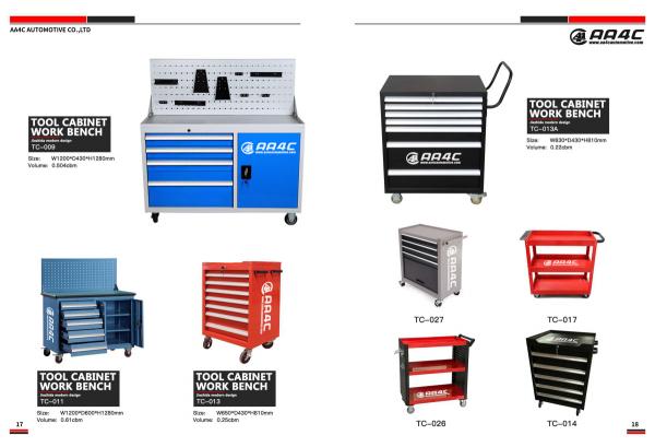 AA4C 2020 Best Sell 7 drawers cheap tool cabinets with side door workshop garage metal tool cabinet tool trolley TC-013