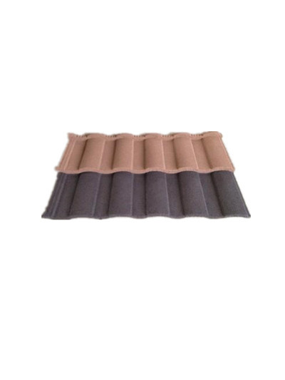 China Building Materials Stone Coated Steel Roof Tiles 40 - 275g/m2 Zinc Coating on sale