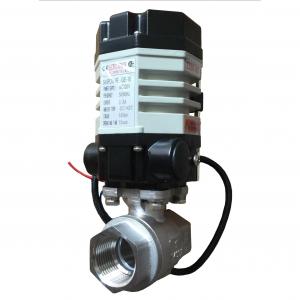 China Stainless Steel 2000psi High Pressure Electric Actuated Ball Valve on sale