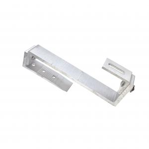 China Aluminium Solar Roof Anodized Clamp For Solar Panel Mounting Structure on sale