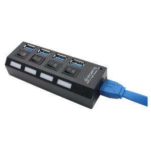 China Memory Cards Round USB Four Port Hub Splitter Adapter on sale
