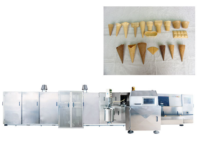 China Semi Automatic Crisp Ice Cream Cone Making Machine Stainless Steel Equipment on sale