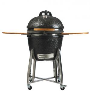 China Oval Shape FDA Ceramic Barbecue Grill 3cm Thick With Good Heat Retention on sale