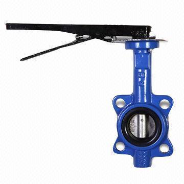 Best Cast Iron Butterfly Valve in Wafer/Lug/Grooved Types, with Resilient Seat and Stainless Steel Shaft wholesale