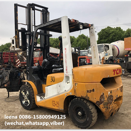 used 3ton tcm forklift FD30T7 originally made in japan in 2010  low working hrs  2000-4000 hrs