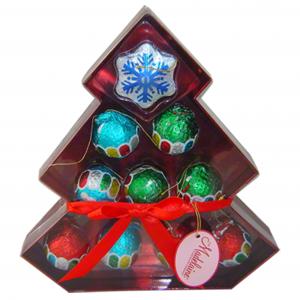 China Tree Shape Food Gift Box Packaging Rigid Luxury Chocolate Gift Box on sale
