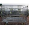 Buy cheap Wire Mesh Container with Wheel,Removable Mesh Container,5.0-7.0mm,5x10cm from wholesalers