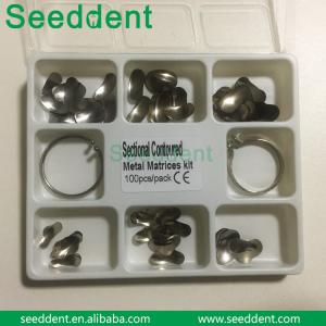 Best Dental Sectional Contoured Metal Matrices Kit / Dental Matrix Band Kit wholesale