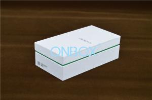 China Full Color Printed Mobile Phone Luxury Packaging Boxes With Removable Insert on sale
