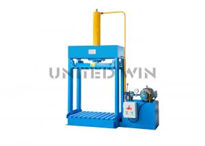 China 80 Ton Hydraulic Baling Press Machine For Cotton Cloth Container Bag Sack Cylindrical on sale