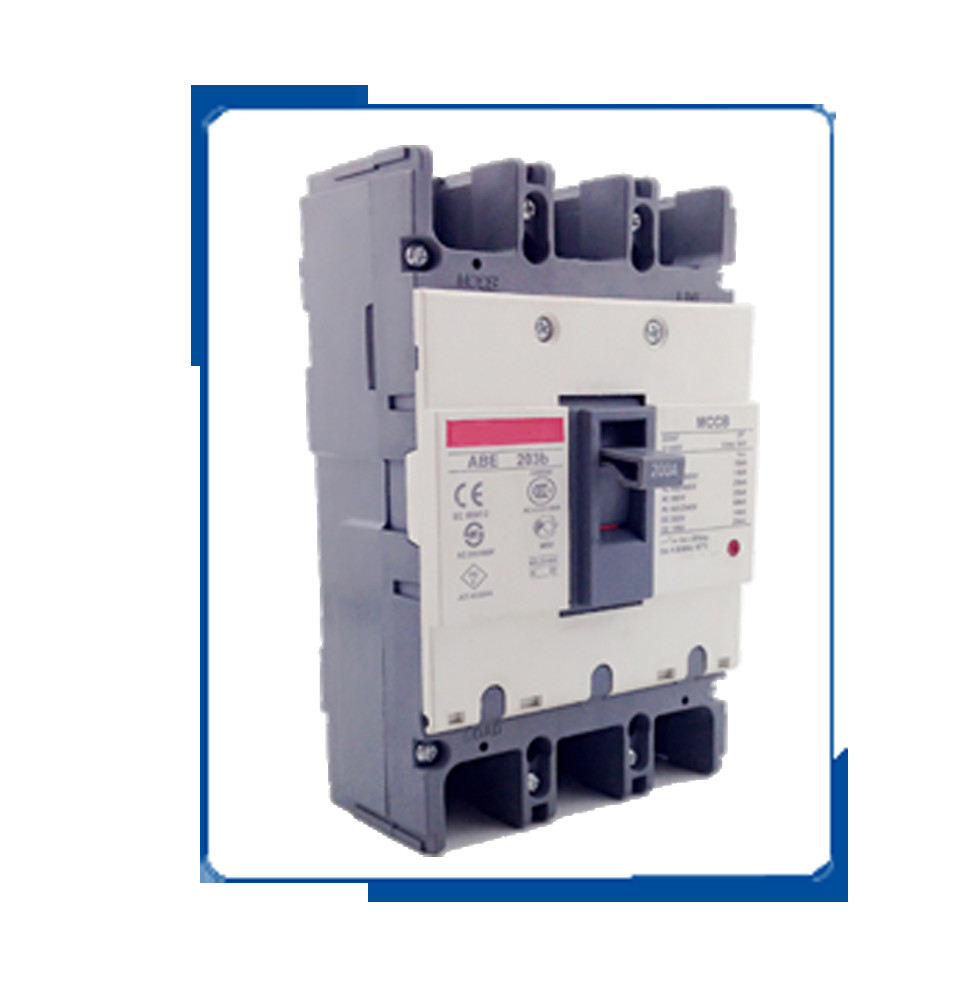 China ABE ac electric Low Voltage Molded Case Circuit Breaker/MCCB breaker types on sale