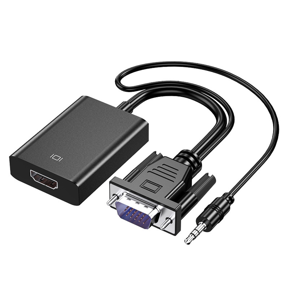 China 1.5W VGA To HDMI Converter With Audio Cable Laptop Connected To Monitor on sale