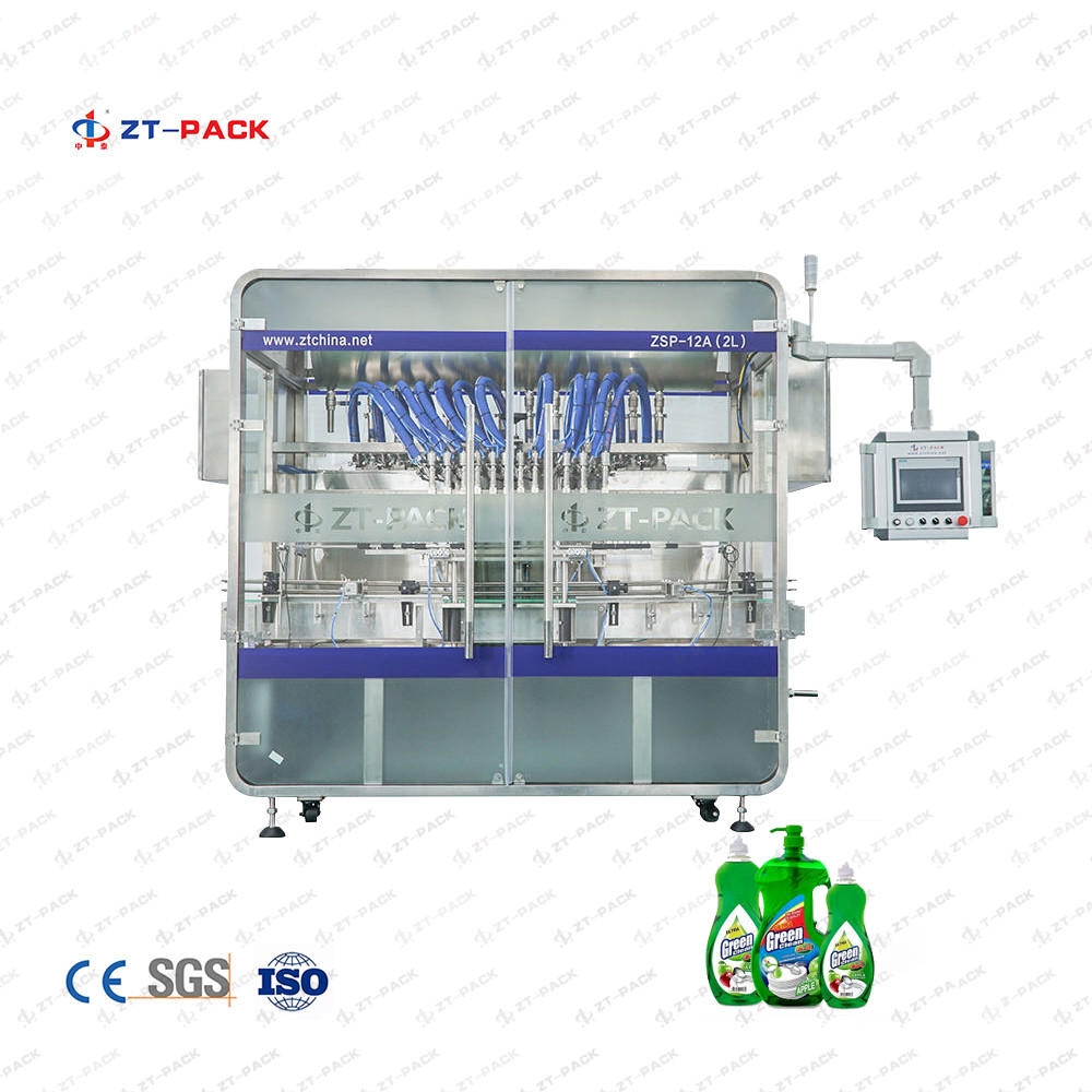 China Stainless Steel 304 Fully Automatic Laundry Softener 1-5L Bottle Filling Machine on sale