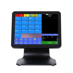 China Sunany windows OS 12'' touch screen POS terminal J1900 for restaurant point of sale system cashier register machine on sale