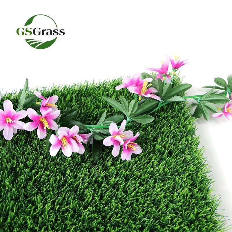 China Lime Green Artificial Turf Grass Without Sand For Landscaping on sale