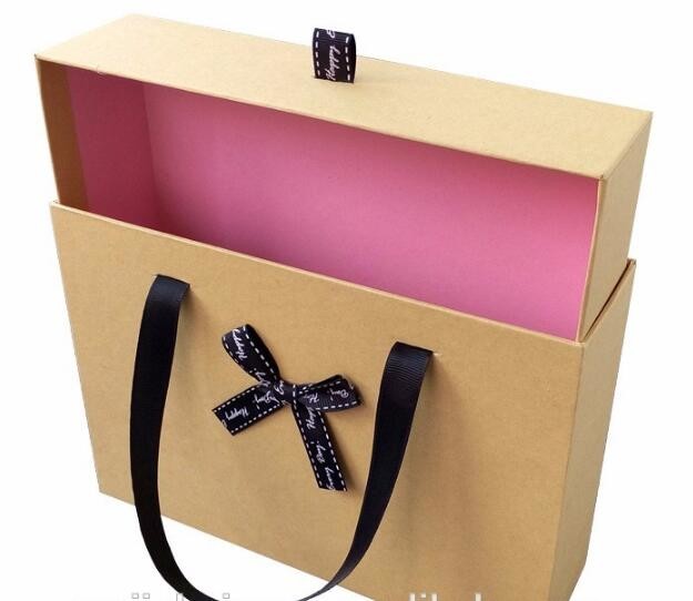 China Custom printed luxury black paper cardboard folding magnetic clothing gift box with ribbon,Paper Chocolate Gift Box For on sale