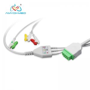 Best 2.7m ECG Trunk Cable , ECG Patient Cable With Cip / Snap 11 Pin Connector wholesale