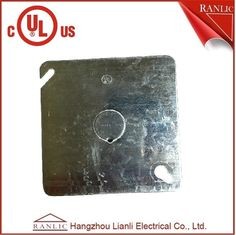 Best Electrical Square Conduit Box Cover UL Listed File Number E349123 With Knockout wholesale