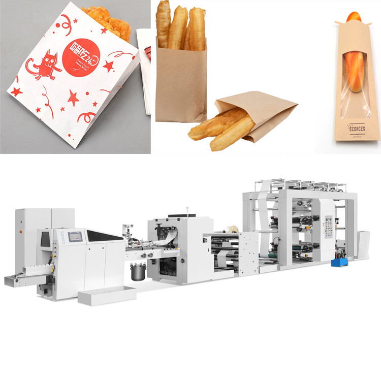 180pcs/Min Automatic Paper Bag Manufacturing Machine 35-80g/M2 Paper Bag Maker