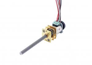 China High Precision 3V Micro Gear Stepper Motor 2 Phase 4 Wire With Gear Box on sale