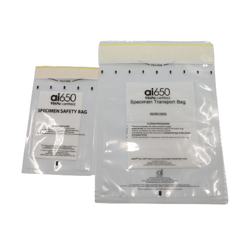 Buy cheap Plastic Medical Red Yellow Ziplock Biohazard Specimen Transport Bags Disposable from wholesalers