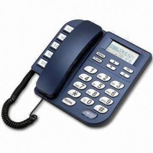 China Caller ID Emergency Phone with Big Button and 5 One Touch Memory Dialing on sale
