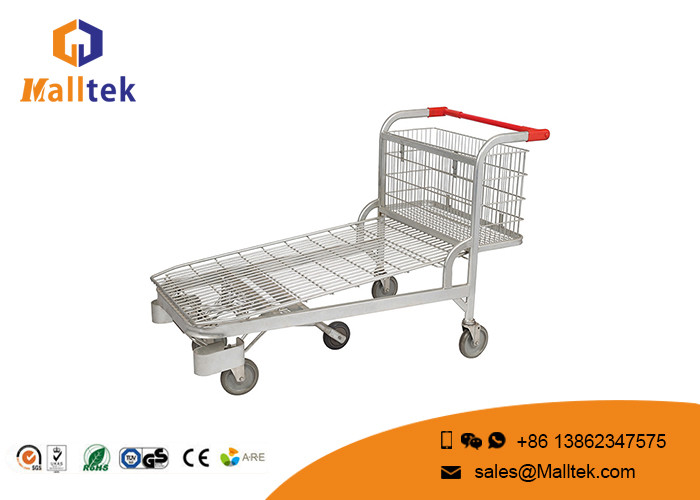 China Heavy Duty Industrial Material Handling Trolley Transport Cargo Trolley With 5 Wheels on sale