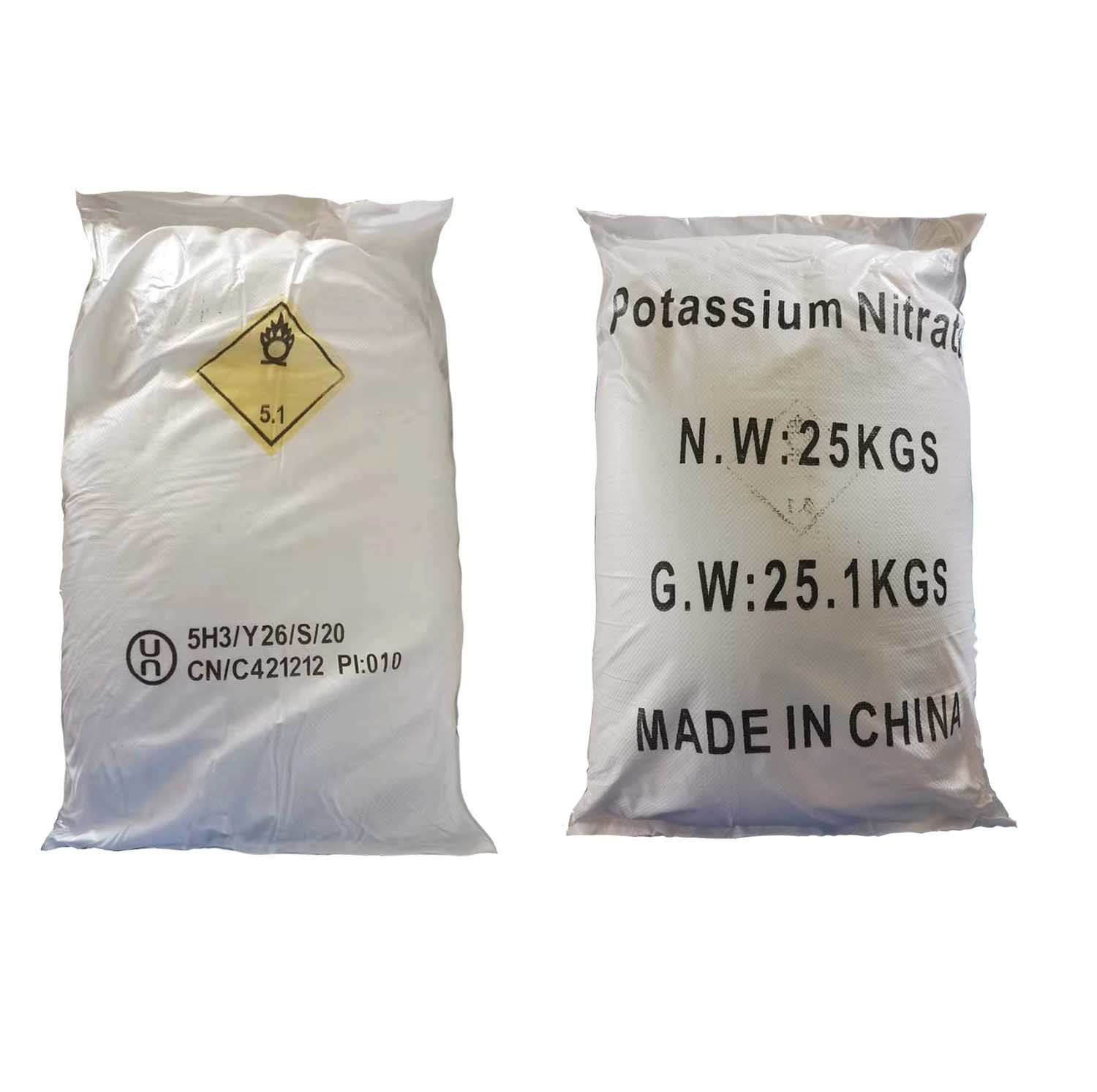 China KNO3 Potassium Nitrate Fertilizer White Crystal 231-818-8 on sale