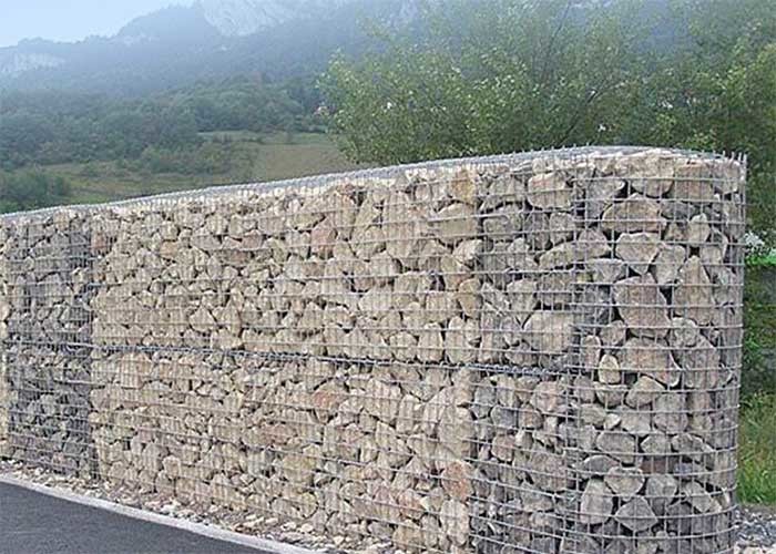 Best H6m Pvc Coated Gabion Wire Mesh Gabion Stone Wall Fence wholesale