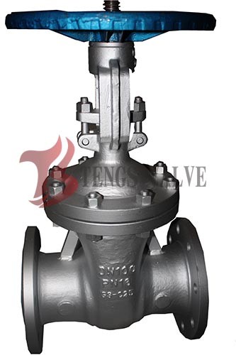 Cheap Din Flanged Carbon Steel Gate Valve GS-C25 Metal Seat Hardfaced Half / Full Stellite for sale