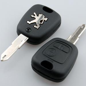 China high quality peugeot 307 replacement remote keys with engineering plastics+brass on sale