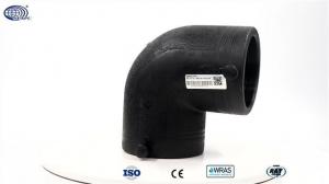 China 90 Degree Polyethylene Elbow Plastic Pipe Fitting HDPE100 on sale