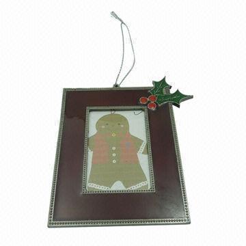 China Fashionable Metal Christmas Photo Frame, Used for Promotional Gifts on sale