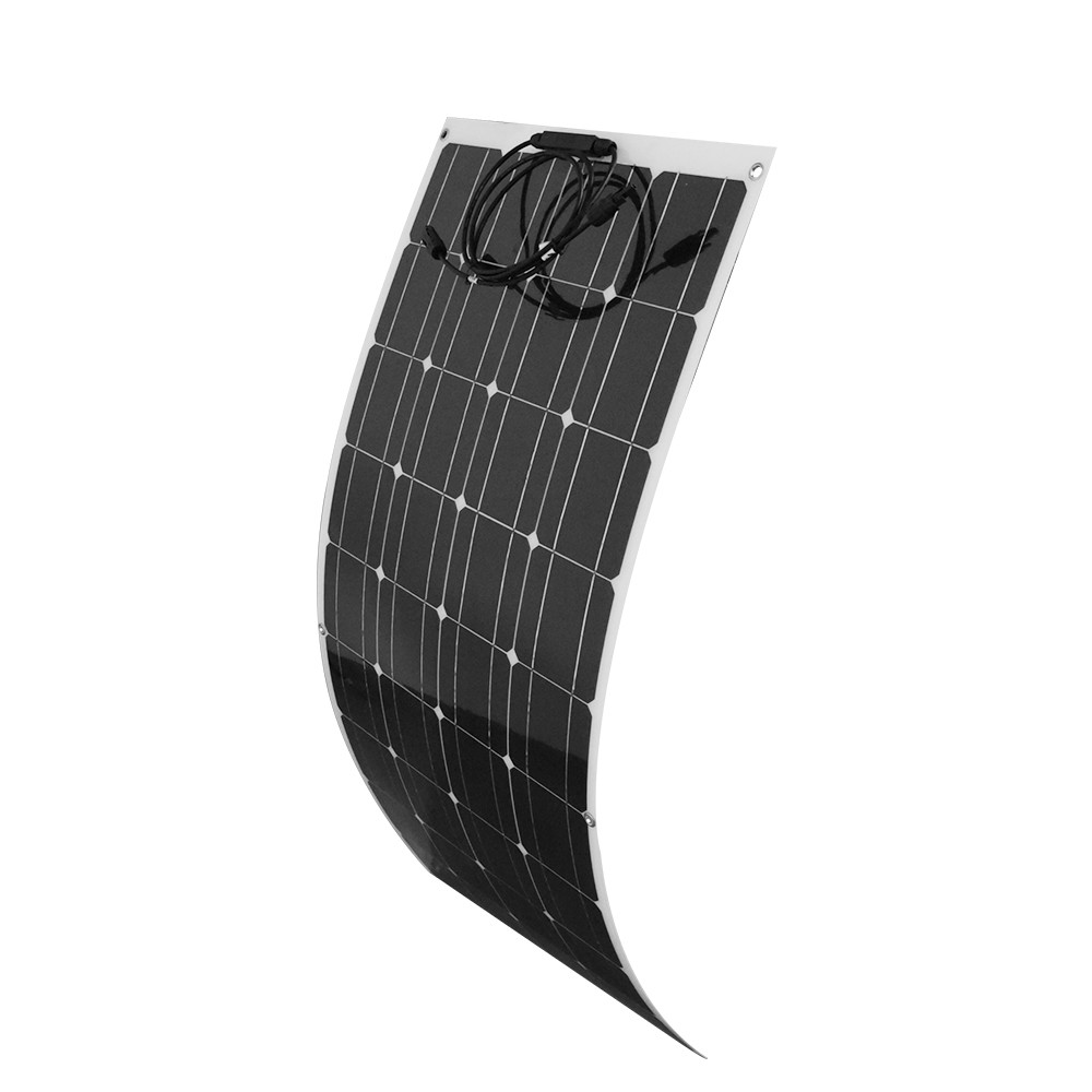 China ETFE Surface 100 Watt Monocrystalline Solar Panel 18 Volt Cell Efficiency 19.5% on sale