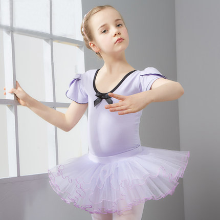 Best Children's dance dress girls ballet dance leotard with tutu skirt wholesale