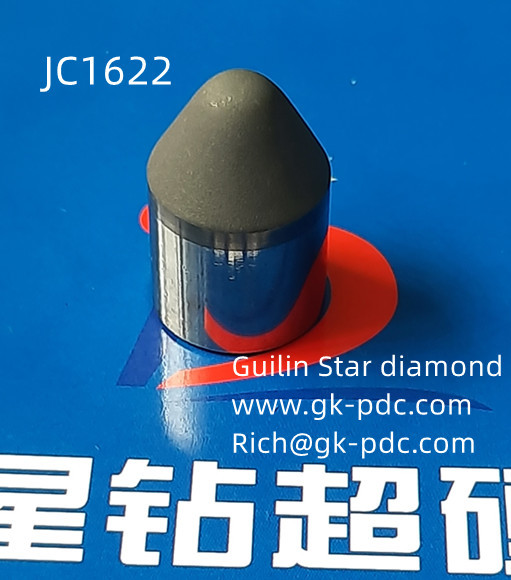 China JC1625 PDC Inserts , PDC Picks For Rotary Drilling Rig Pile Foundation Engineering on sale